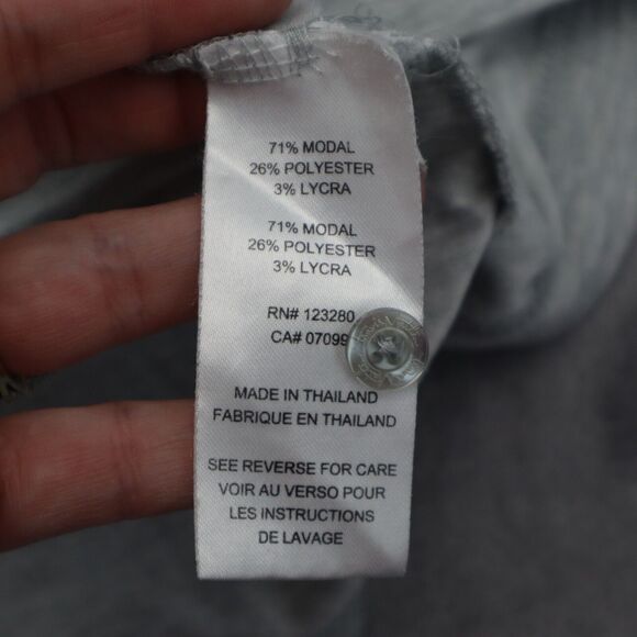 Travis Mathew Shirt Mens M Gray Short Sleeve Button Embroidered Logo Knit Polo - Picture 7 of 16